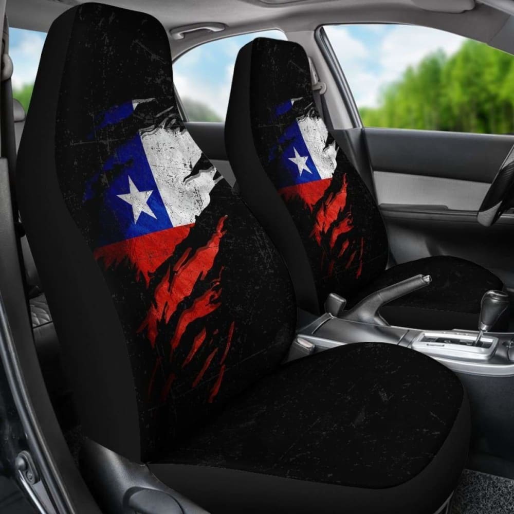 Chile In Me Car Seat Covers - Special Grunge Style (Set Of Two) 232125 - YourCarButBetter