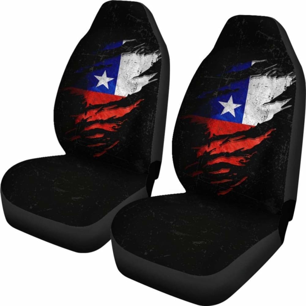 Chile In Me Car Seat Covers - Special Grunge Style (Set Of Two) 232125 - YourCarButBetter
