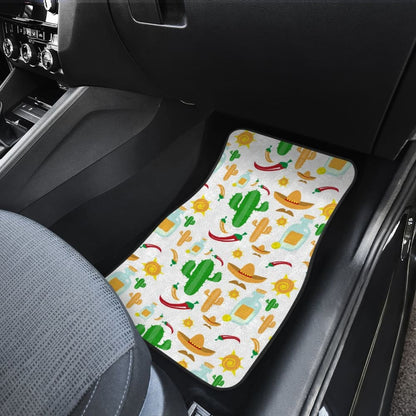Chili Cactus Plant Mexico Pattern Car Floor Mats 212601 - YourCarButBetter
