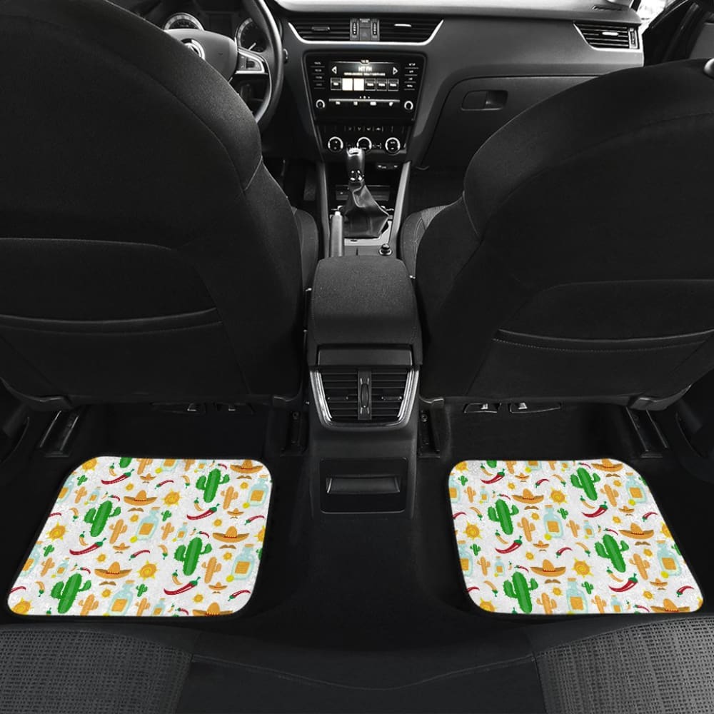 Chili Cactus Plant Mexico Pattern Car Floor Mats 212601 - YourCarButBetter