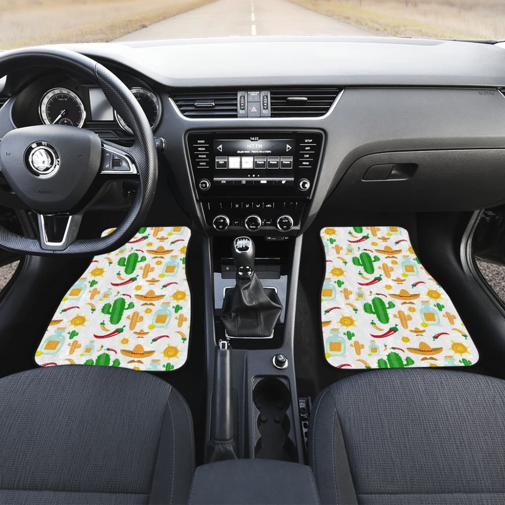 Chili Cactus Plant Mexico Pattern Car Floor Mats 212601 - YourCarButBetter