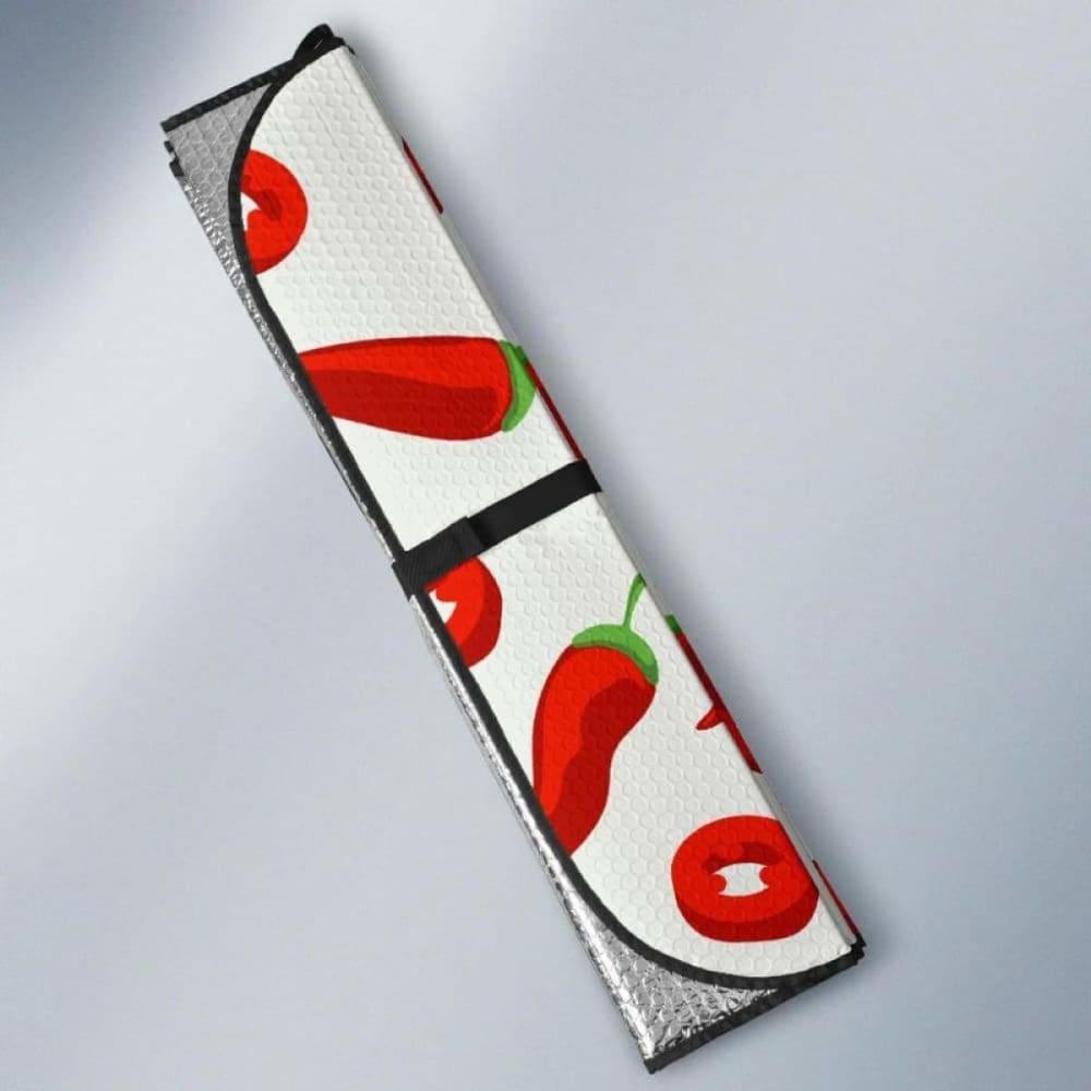Chili Pattern Car Auto Sun Shades 182102 - YourCarButBetter