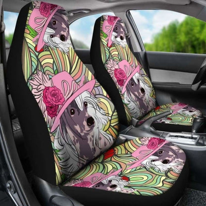 Chinese Crested Car Seat Covers 01 154230 - YourCarButBetter