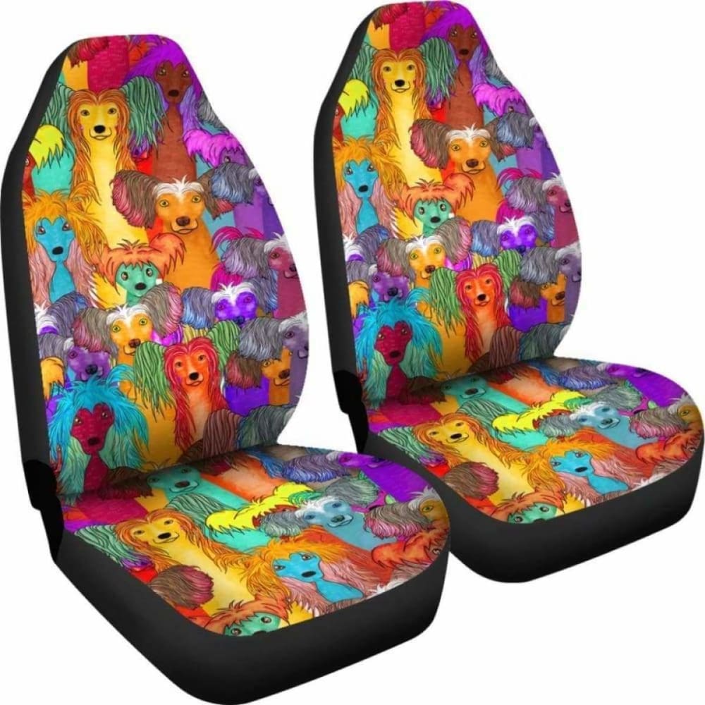 Chinese Crested Car Seat Covers 25 154230 - YourCarButBetter