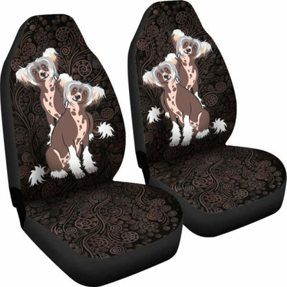 Chinese Crested Car Seat Covers 30 154230 - YourCarButBetter