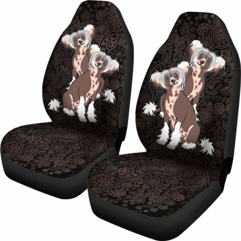 Chinese Crested Car Seat Covers 30 154230 - YourCarButBetter
