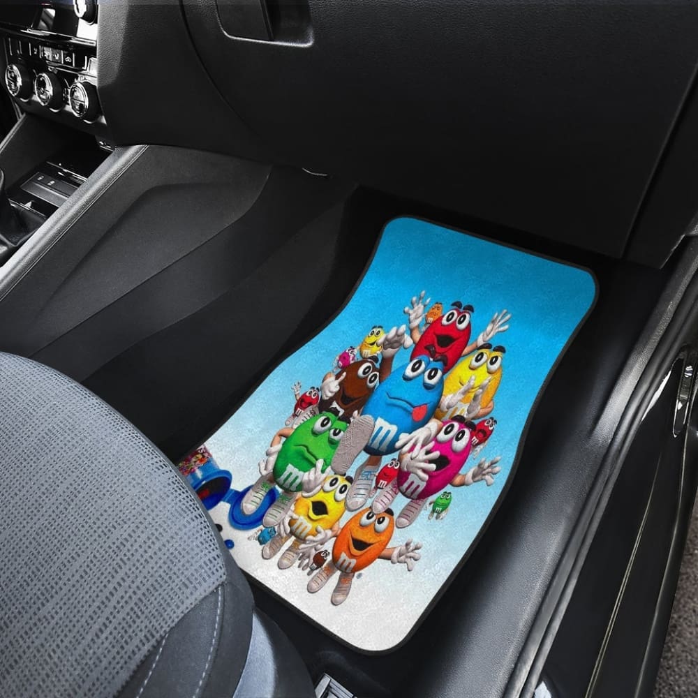 Chocolate M&M Team Car-Mats 094201 - YourCarButBetter