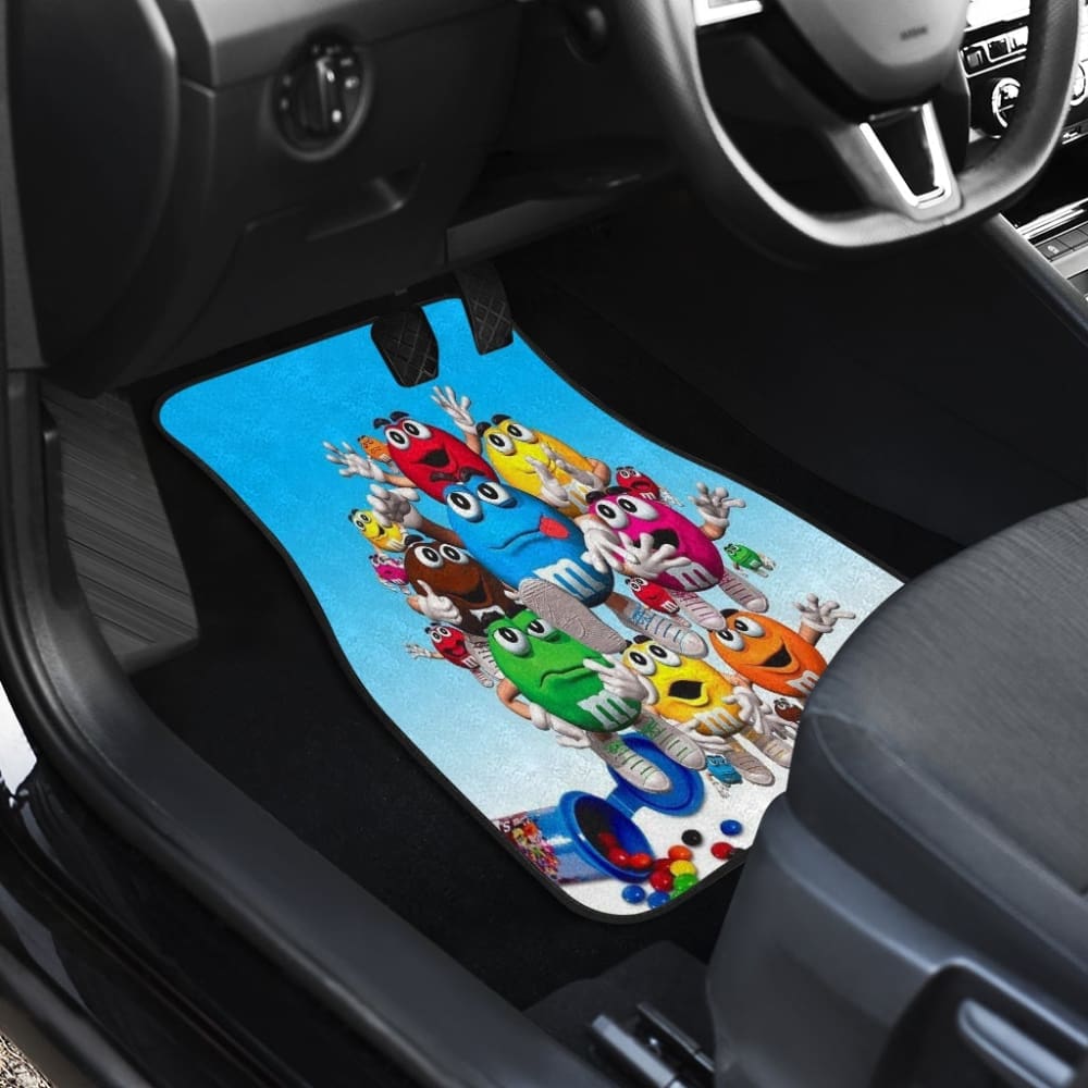 Chocolate M&M Team Car-Mats 094201 - YourCarButBetter