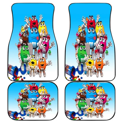 Chocolate M&M Team Car-Mats 094201 - YourCarButBetter