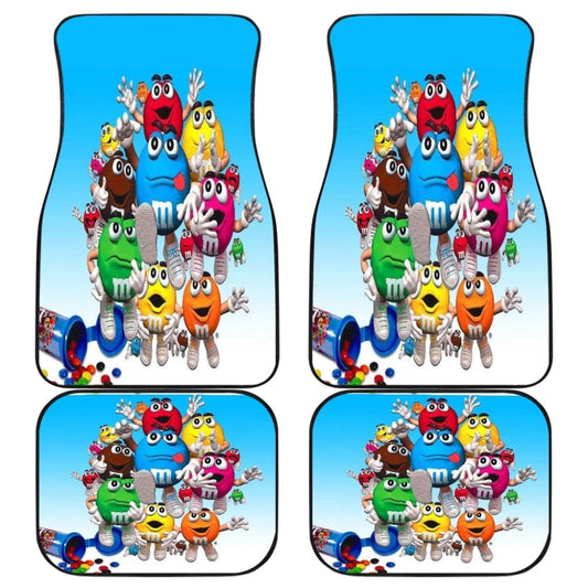 Chocolate M&M Team Car-Mats 094201 - YourCarButBetter
