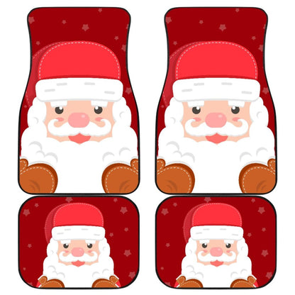 Christmas Car Floor Mats Cute Santa Claus 211603 - YourCarButBetter