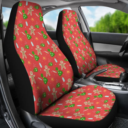 Christmas Gingerbread Xmas Style Car Seat Covers 211201 - YourCarButBetter