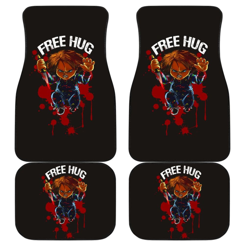 Chucky Child’s Play Free Hug Car Floor Mats 211501 - YourCarButBetter