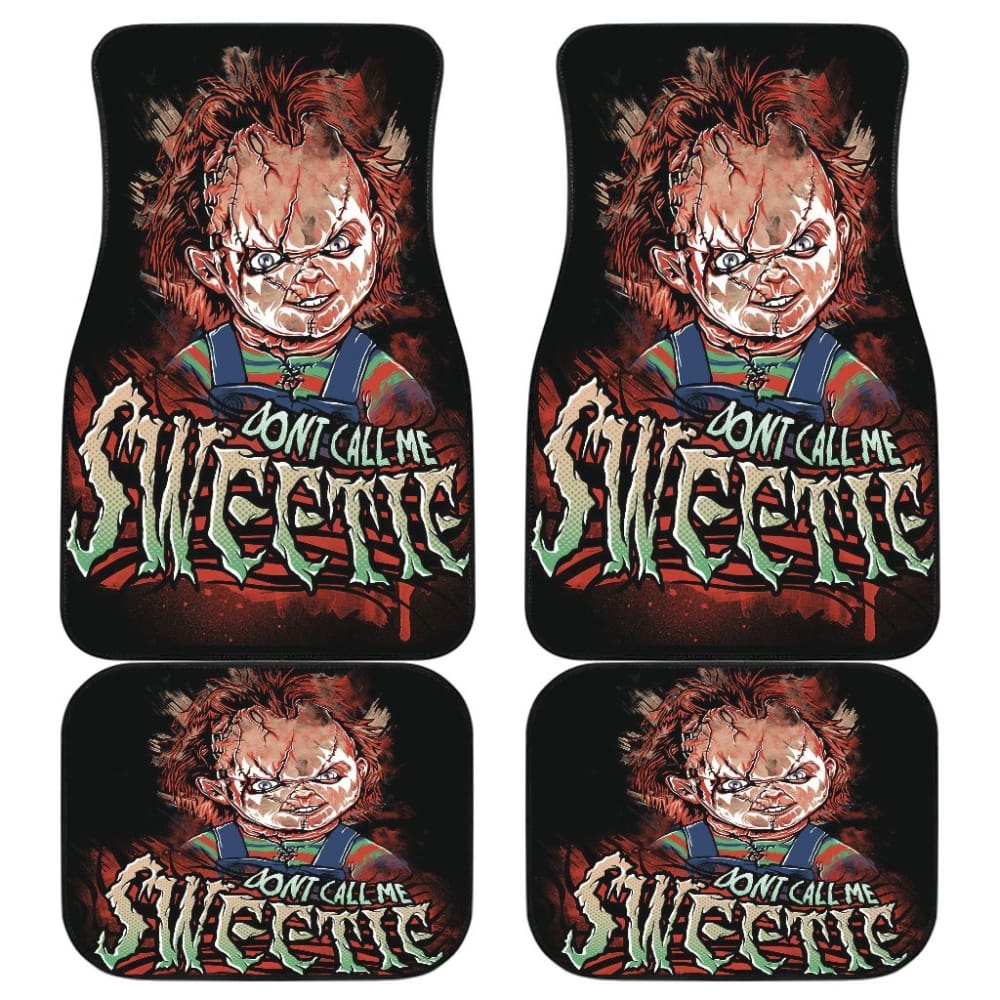 Chucky Don’ Call Me Sweetie Fan Art Car Floor Mats Movie 210101 - YourCarButBetter