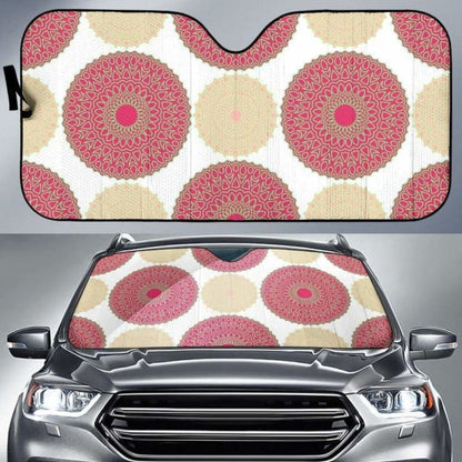 Circle Indian Pattern Car Auto Sun Shades 094201 - YourCarButBetter