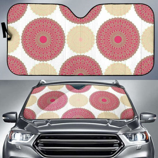 Circle Indian Pattern Car Auto Sun Shades 094201 - YourCarButBetter
