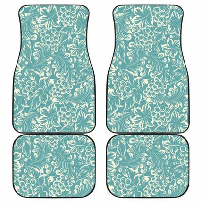 Classic Hand Drawn Grape Pattern Front And Back Car Mats 174914 - YourCarButBetter