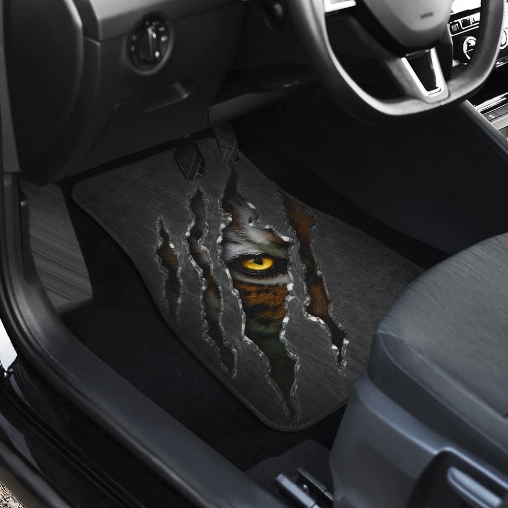 Claws Scratching Tiger Car Floor Mats 211103