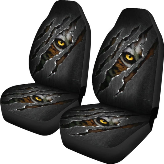 Claws Scratching Tiger Car Seat Covers 211103