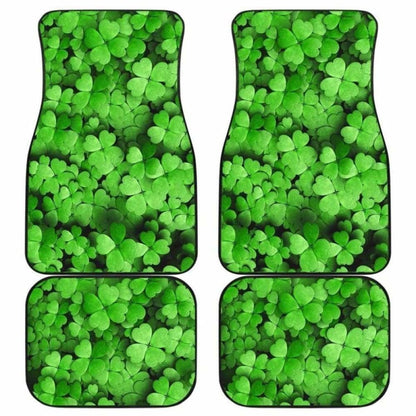 Clover Green Leaves Car Floor Mats 174914 - YourCarButBetter