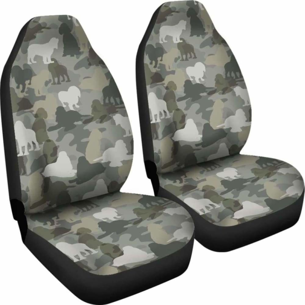 Cocker Spaniel Camo Car Seat Covers 112608