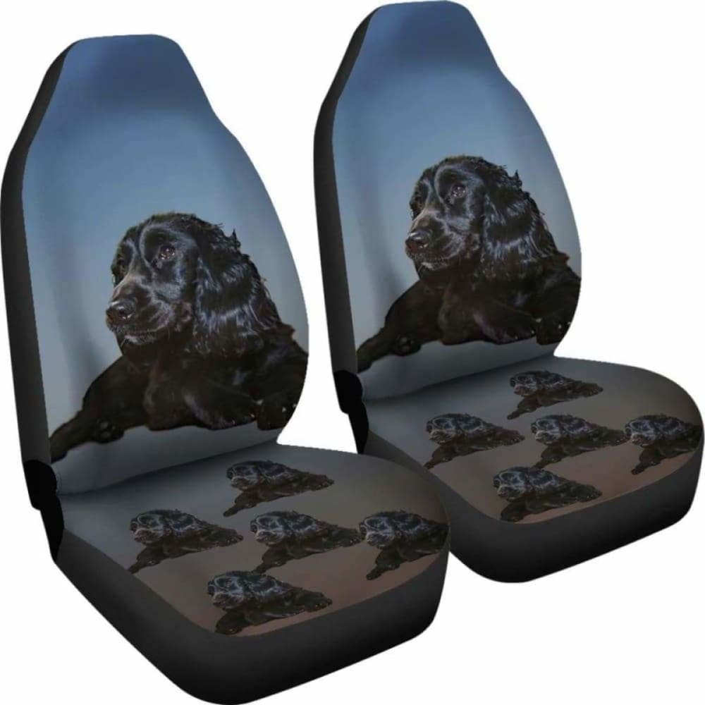 Cocker Spaniel Car Seat Cover Black 195016 - YourCarButBetter
