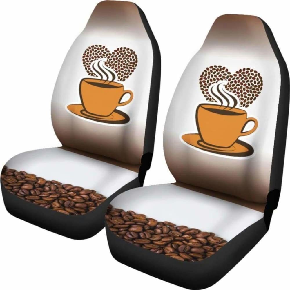 Coffee Car Seat Covers 072 163730 - YourCarButBetter