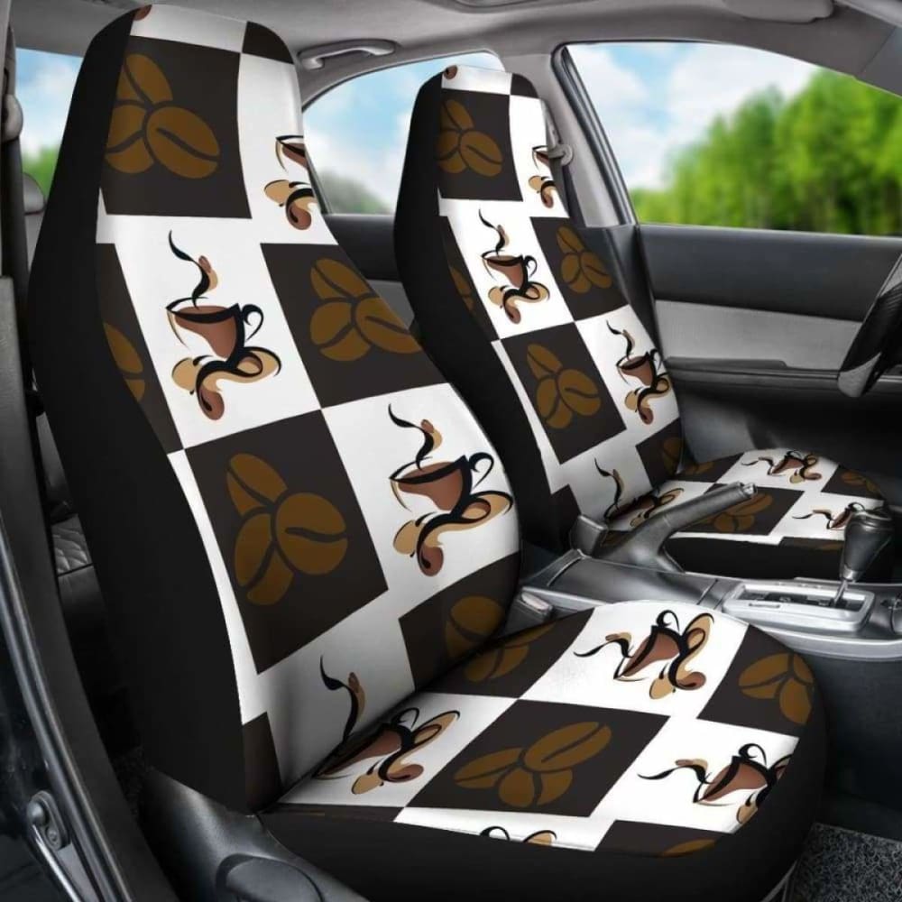 Coffee Car Seat Covers 073 163730 - YourCarButBetter