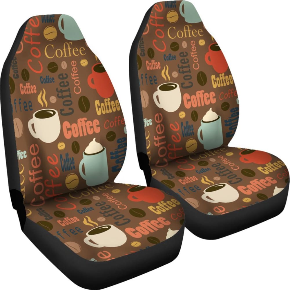 Coffee Car Seat Covers 101819 - YourCarButBetter