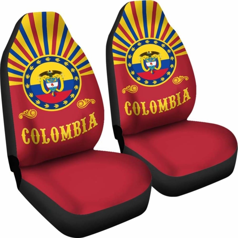 Colombia Coat Of Arms Car Seat Covers Amazing 105905 - YourCarButBetter