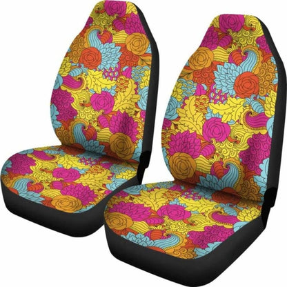Colorful Abstract Pattern Car Seat Covers 153908 - YourCarButBetter