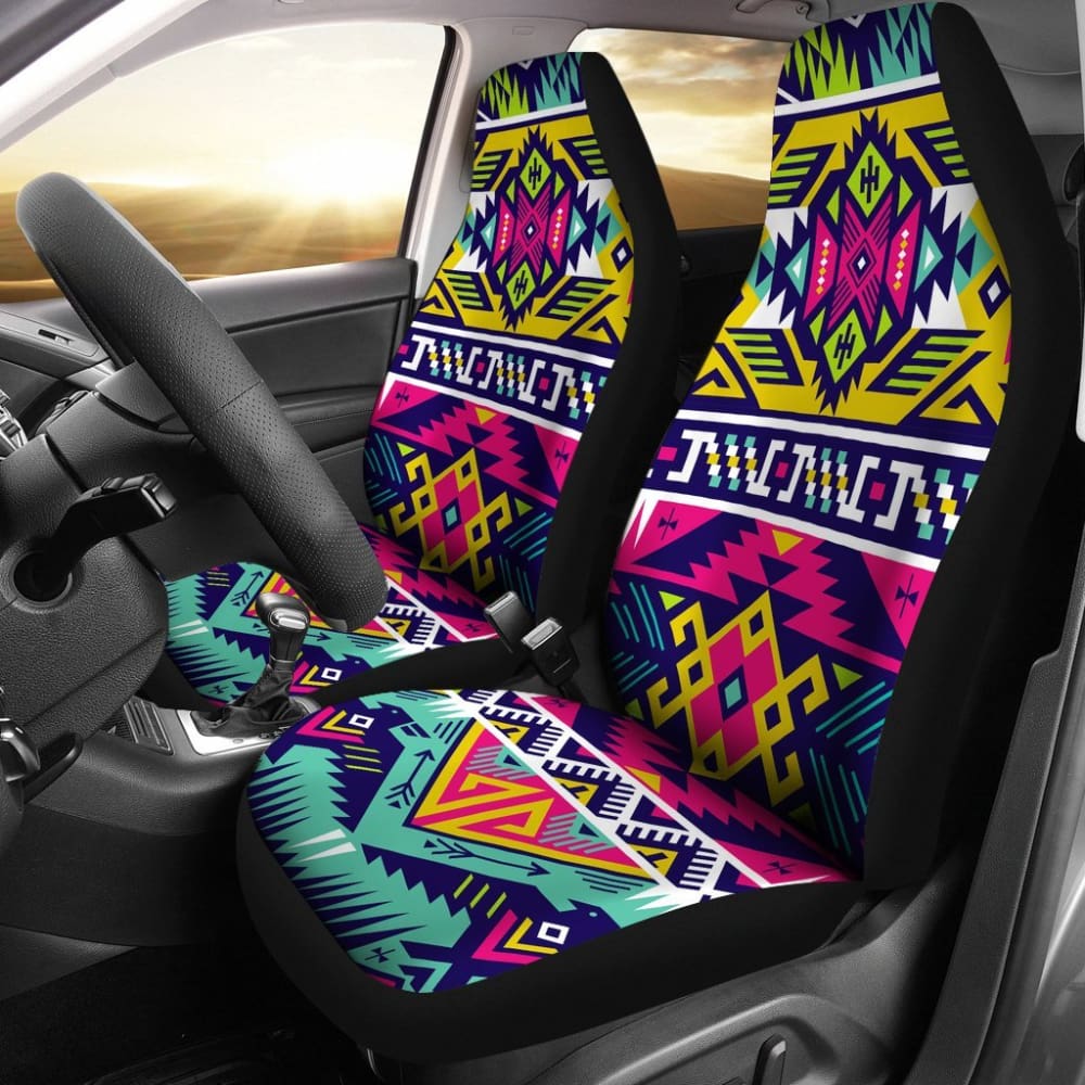 Colorful Aztec Car Seat Covers 174510 - YourCarButBetter