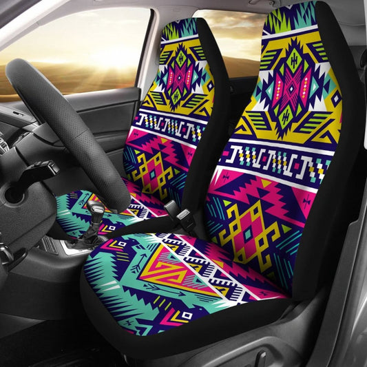 Colorful Aztec Car Seat Covers 174510 - YourCarButBetter