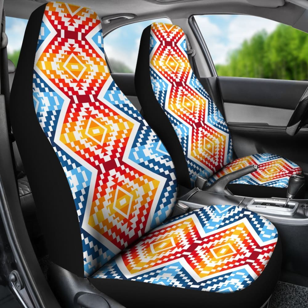 Colorful Aztec Car Seat Covers 174510 - YourCarButBetter