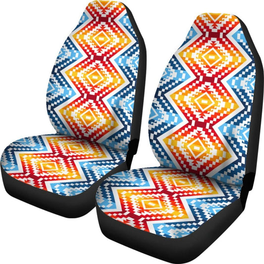 Colorful Aztec Car Seat Covers 174510 - YourCarButBetter
