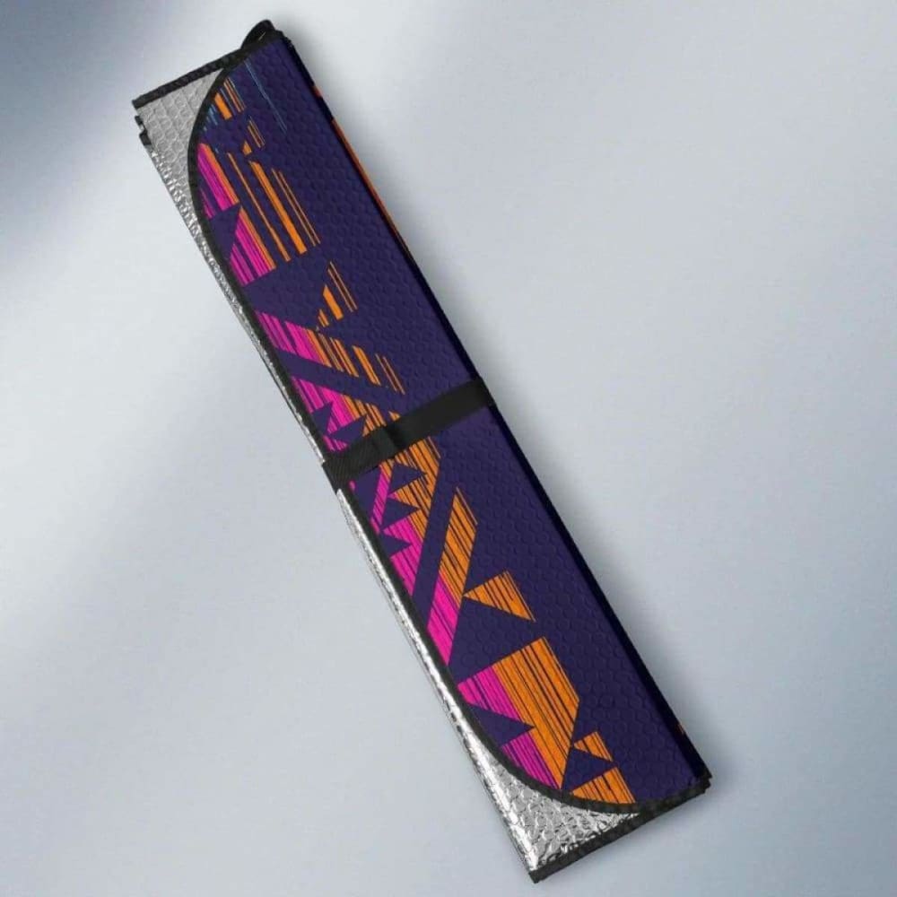 Colorful Boho Aztec Streaks Car Sun Shades 104020 - YourCarButBetter