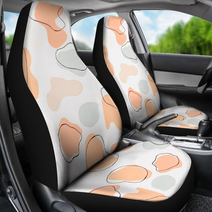 Colorful Cowhide Print Art Car Seat Covers 211206 - YourCarButBetter