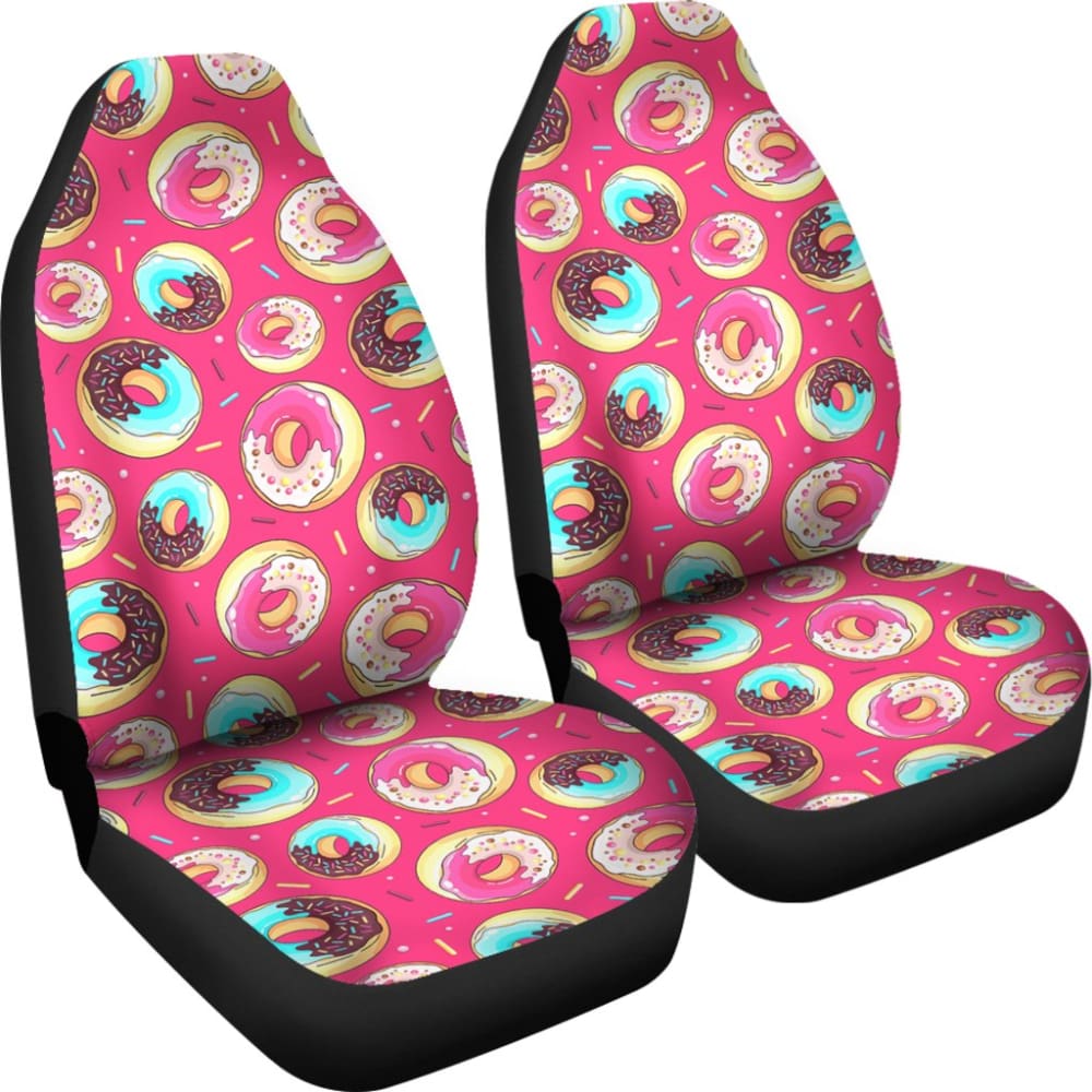 Colorful Donuts Car Seat Covers 211801 - YourCarButBetter