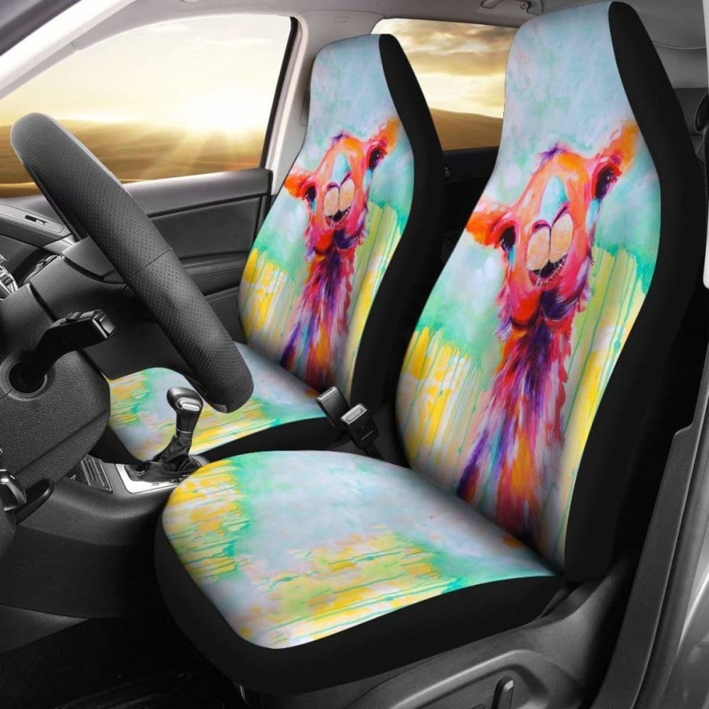 Colorful Llama Car Seat Covers 103406 - YourCarButBetter