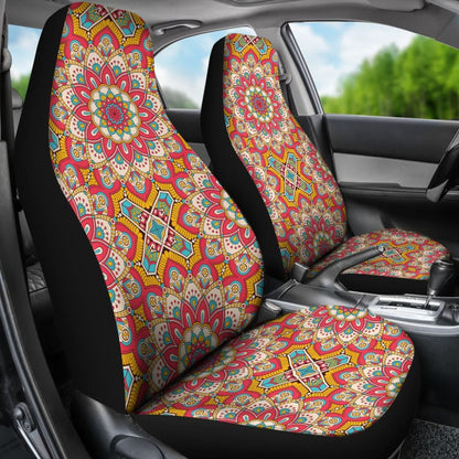 Colorful Mandala Star Print Car Seat Covers 211706 - YourCarButBetter