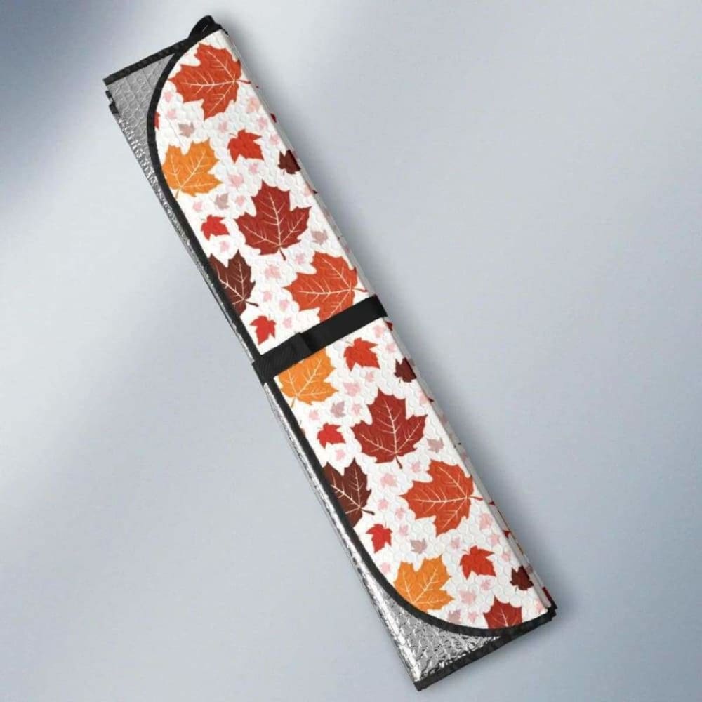 Colorful Maple Leaf Pattern Car Auto Sun Shades 174510 - YourCarButBetter