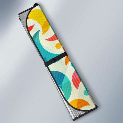 Colorful Moon Pattern Car Auto Sun Shades 172609 - YourCarButBetter