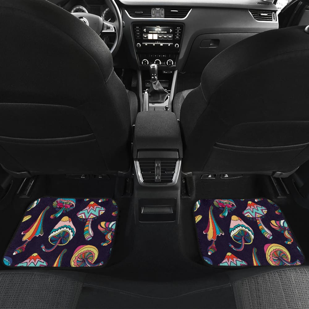 Colorful Mushroom Pattern Custom Car Accessories Car Floor Mats 211301 - YourCarButBetter