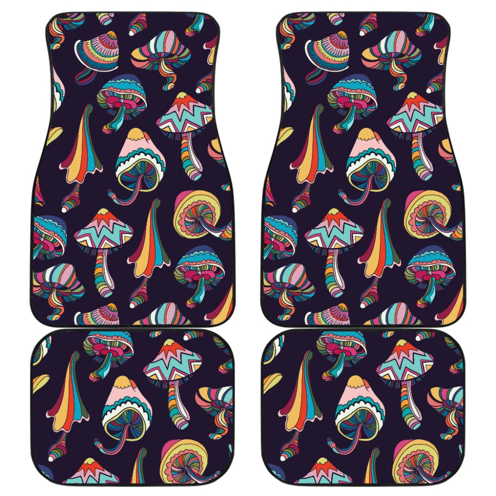 Colorful Mushroom Pattern Custom Car Accessories Car Floor Mats 211301 - YourCarButBetter