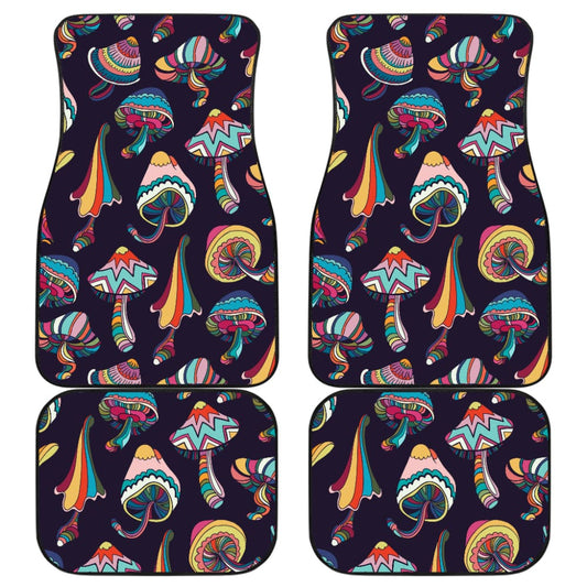 Colorful Mushroom Pattern Custom Car Accessories Car Floor Mats 211301 - YourCarButBetter