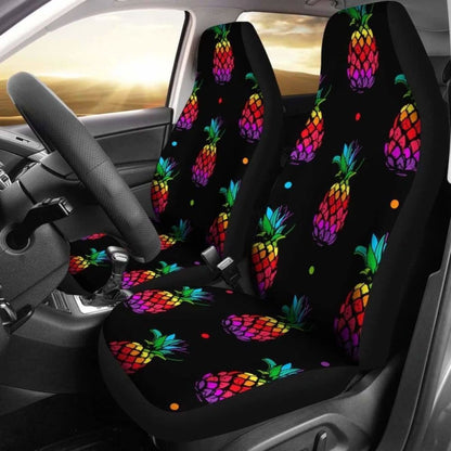 Colorful Pineapple Car Seat Covers - 4 174914 - YourCarButBetter