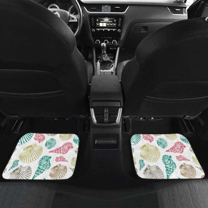 Colorful Shell Pattern Front And Back Car Mats 174914 - YourCarButBetter