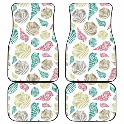 Colorful Shell Pattern Front And Back Car Mats 174914 - YourCarButBetter