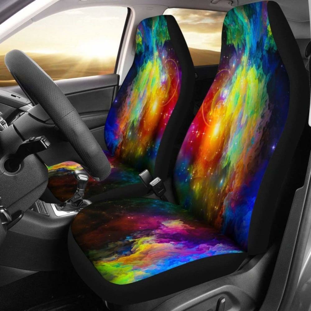 Colorful Universe Car Seat Covers 163730 - YourCarButBetter