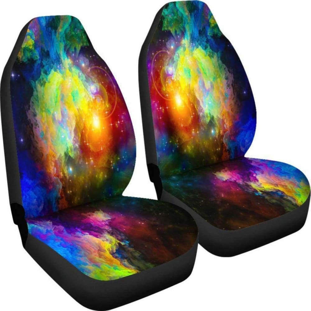Colorful Universe Car Seat Covers 163730 - YourCarButBetter
